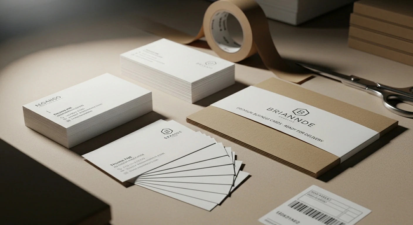 Business Card Print Layout for Business Card QR Codes